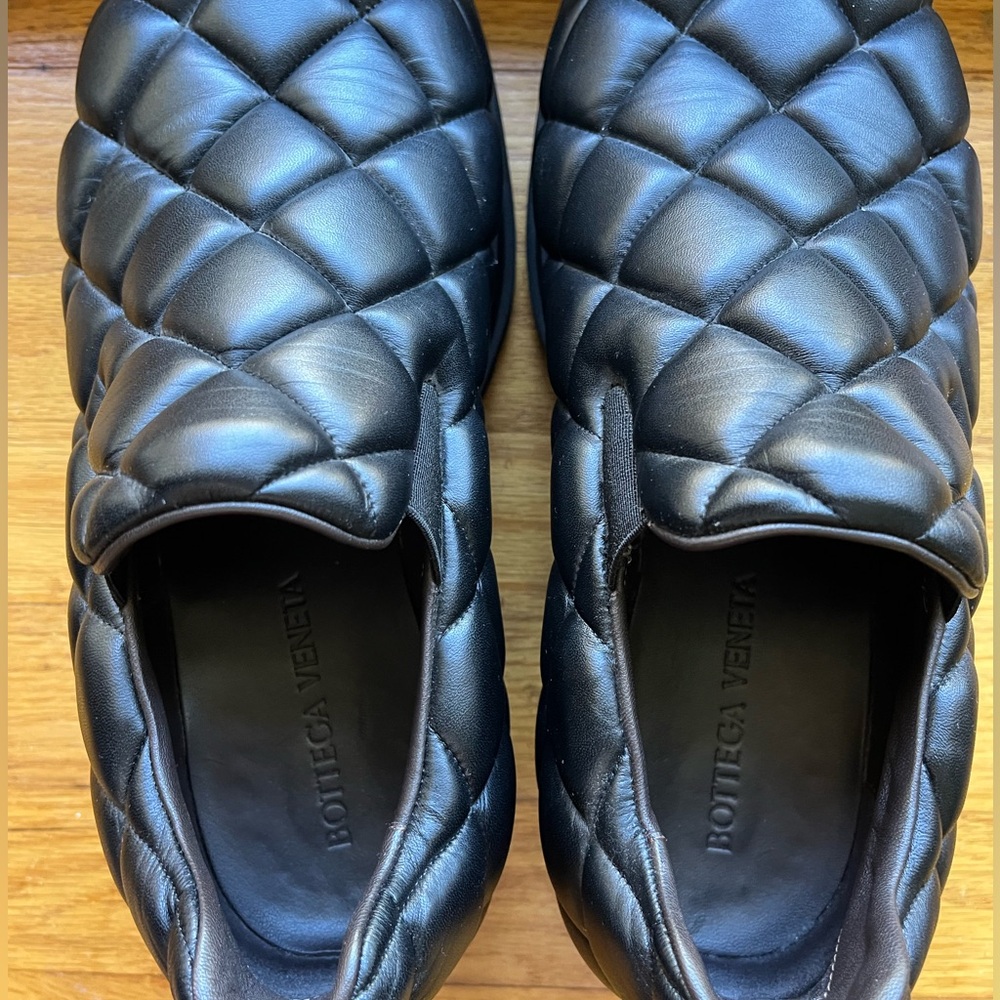Bottega Veneta Quilted Slip-On Loafers - 42 - Picture 4 of 7